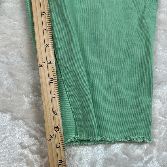 LC Lauren Conrad Green Jean Shorts - Picture 8 of 12